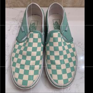 Teal Vans Women’s size 6